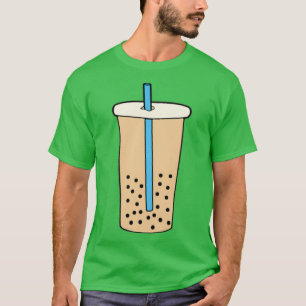 T-shirt Thé de bulle Boba Thé de lait
