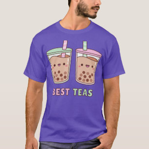 T-shirt Thé de bulle mignon Meilleur Thé Pun