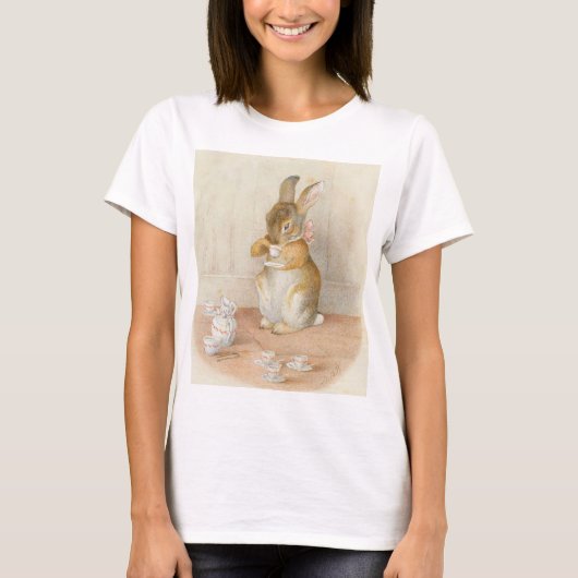 T-shirt Thé de lapin - Beatrix Potter (Devant)