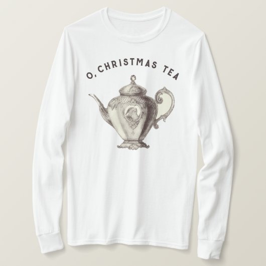 T-shirt Thé de Noël drôle (Design devant)