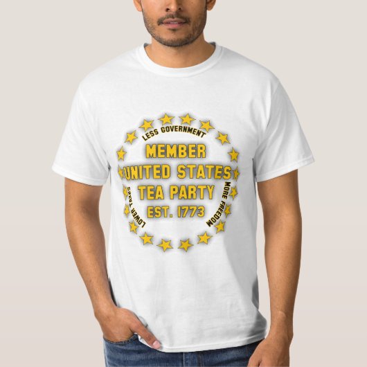 T-shirt Thé des Etats-Unis (Devant)