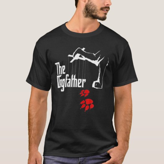 T-shirt The Dogfather Funny Cool Father’S Day Gift (Devant)