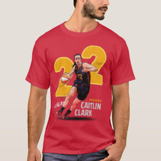 T-shirt the dribble ball pose with 22 background