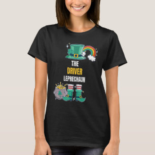 T-shirt The Driver Lebrechaun St Patrick's Day Matching