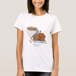 T-shirt Thé et biscuits - Profitez chaque jour