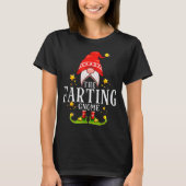 T-shirt The Farting Gnome Christmas Matching  (Devant)