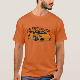 T-shirt The Fast Car Club retro family