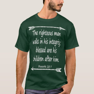 T-shirt The Fathers Day Bible Verse Tee Christian Scriptur