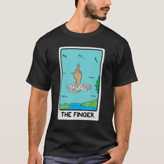 T-shirt The Finger Joker or   Person (Devant)