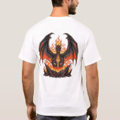 T-shirt The Fire Within – Dragon Emblem Chest + Fiery  (Dos)