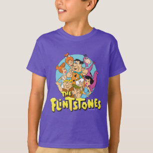 T-shirt The Flintstones and Rubbles Family Graphic