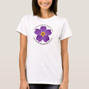 T-shirt The forget me not flower Հայոց ցեղասպանություն