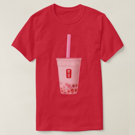 T-shirt Thé fraise bulle 3 (Design devant)