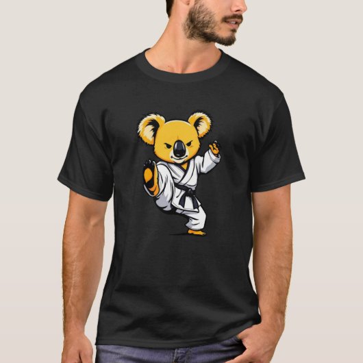 T-shirt The Funny Martial Arts of Koala Karate (Devant)
