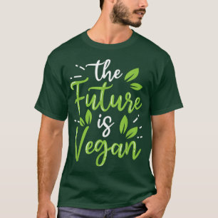 T-shirt The Future Is Vegan Powered By Veggies Funny Veget