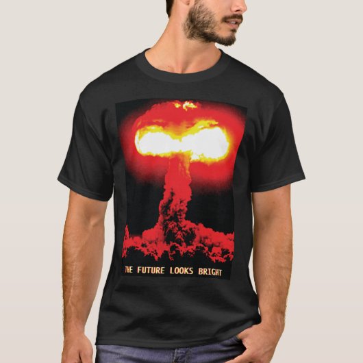 T-shirt The Future Looks Bright funny (Devant)