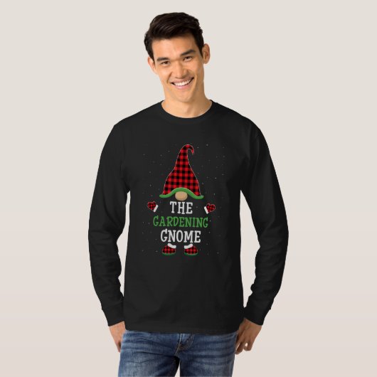 T-shirt The Gardening Gnome Group Matching Christmas Paja (Devant entier)