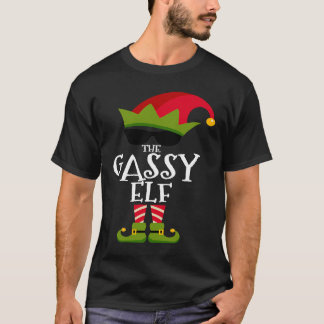 T-shirt The Gassy Elf Costume Matching Family Group Christ