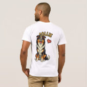 T-shirt The Gentle Herding Hero - Collie (Dos entier)
