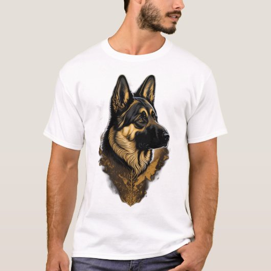 T-shirt The German Shepherd 004 (Devant)