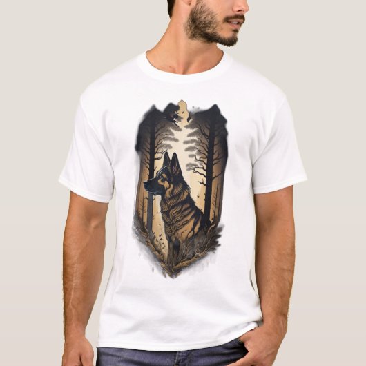 T-shirt The German Shepherd 006 (Devant)
