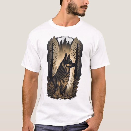 T-shirt The German Shepherd 013 (Devant)