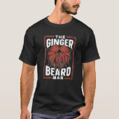 T-shirt The Ginger Beard Man Irlande Gaelic Irish St Part (Devant)