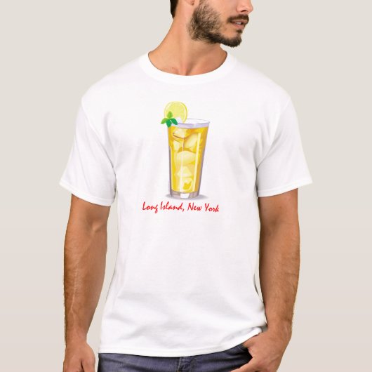 T-shirt Thé glacé de Long Island (Devant)
