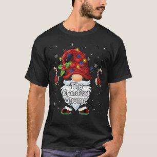T-shirt The Granddad Gnome Christmas Funny Matching Famil