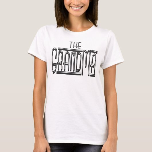 t-shirt "The" Grandma (Voorkant)