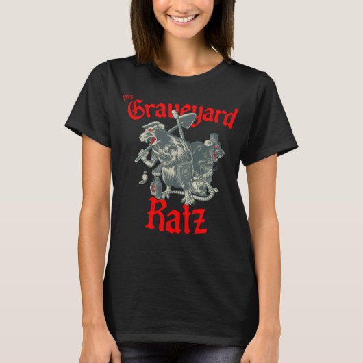 T-shirt The Graveyard Ratz  (Devant)