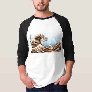 T-shirt The Great Wave of Ramen - Funny Hokusai Ukiyo-e Pa