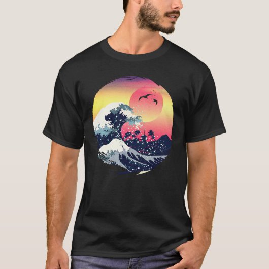 T-shirt The Great waves (Devant)