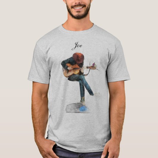 T-shirt The Guitar Man (Devant)