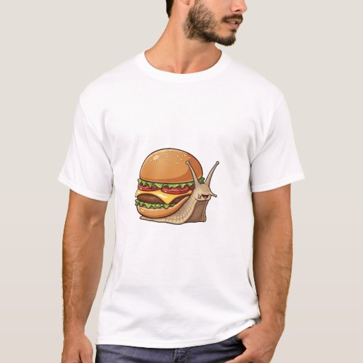 T-shirt The Happy Burger-Snail (Devant)