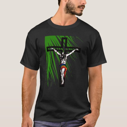 T-shirt The Holy Week Christs Journey To The Cross (Devant)