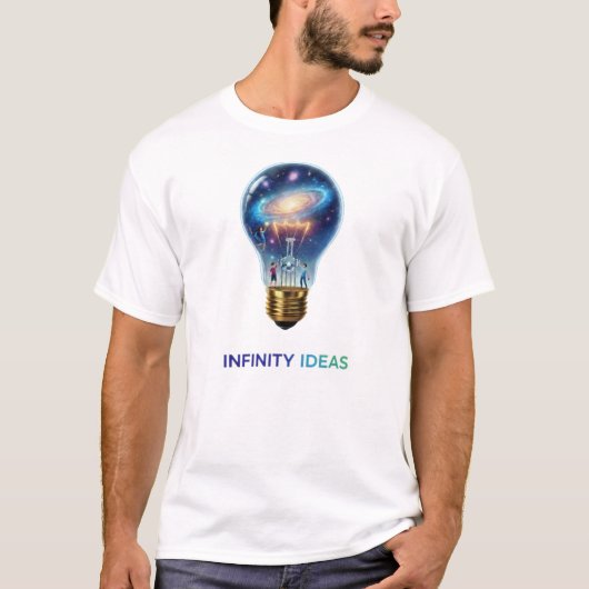 T-shirt The Infinity Ideas Lightbulb (Devant)