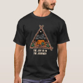T-shirt The Joy Is In The Journey Camping Vacation Camper  (Devant)