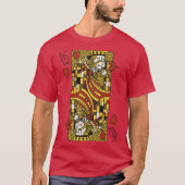 T-shirt The Kiss Playing d Klimt Light by Tobe Fonseca (Devant)