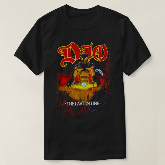 T-shirt The Last in Line = Holy diver - Ronnie James _gt_g (Design devant)