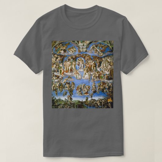T-shirt The Last Judgement by Michelangelo (Design devant)