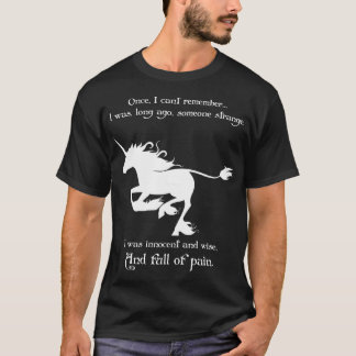 T-shirt The Last Unicorn Running retro