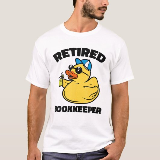 T-shirt The Legend Has Retired Bookkeeper (Devant)