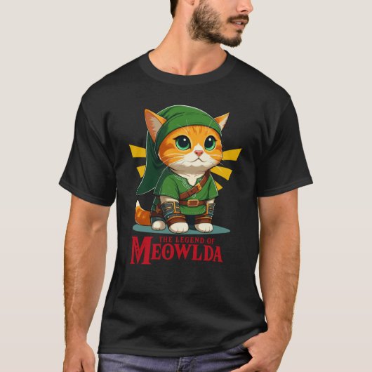 T-shirt The Legend of Meowlda friend (Devant)
