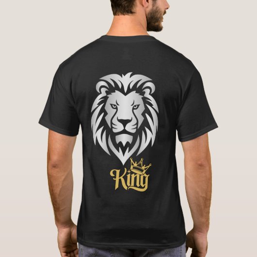 T-shirt The lion is the king (Dos)