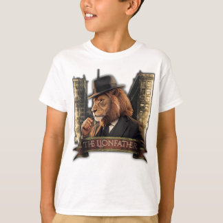 T-shirt The Lionfather – Mafia Style Lion in Suit