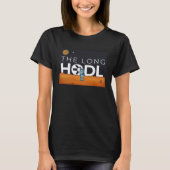 T-shirt The Long Hodl, Qaunt To The Moon Crypto Item Bear (Devant)