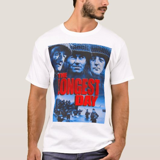 T-shirt The Longest Day movie cover art  (Devant)