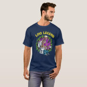 T-shirt The Loo Legend Skeleton on Toilet Graphic (Devant entier)