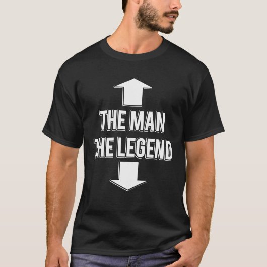 T-shirt The Man Arrrow Face The Legend Arrow Crotch (Devant)